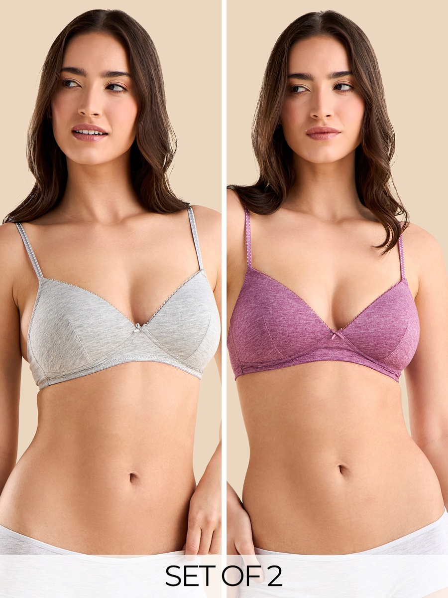 Pack of 2 - A-frame Padded Bra