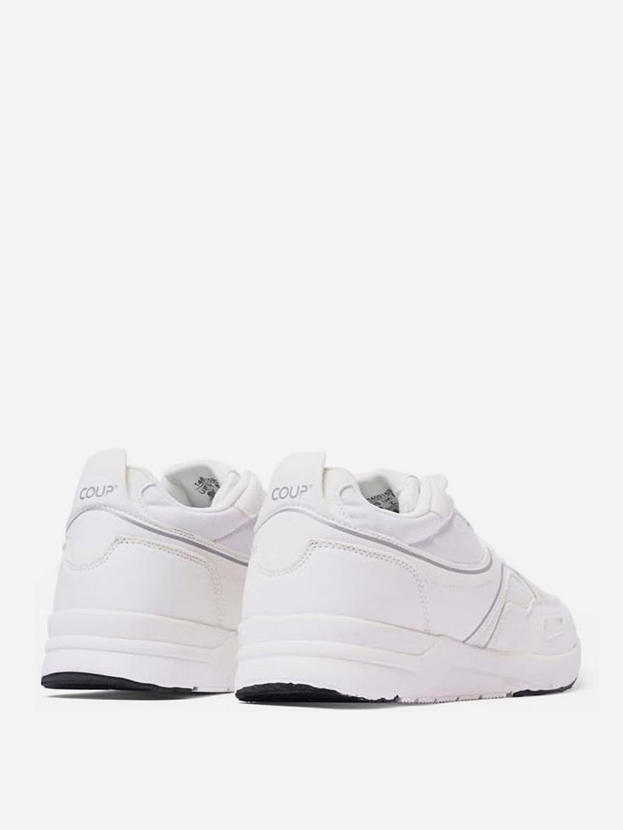 Men White Lace Up Casual Shoes