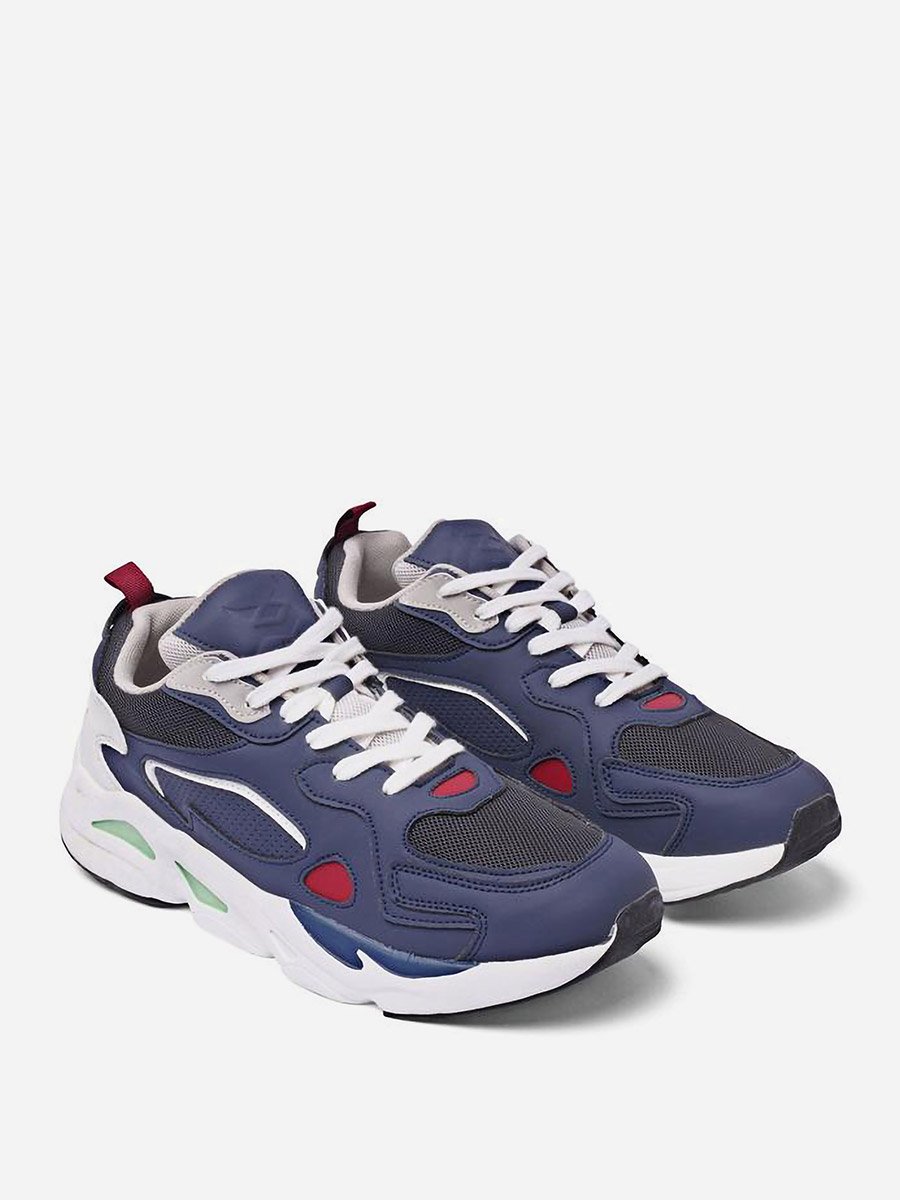 Men Flexible Textured Lace Up Shoes