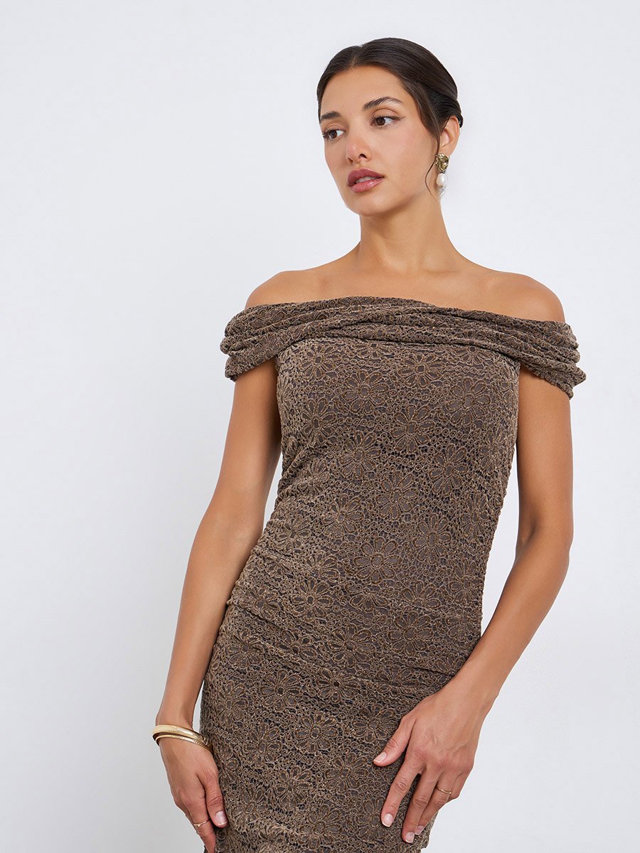 banana republic brown silk dress BANANA REPUBLIC Tan Brown Snakeskin Print Silk Faux Dress Size 14   koalaandkween