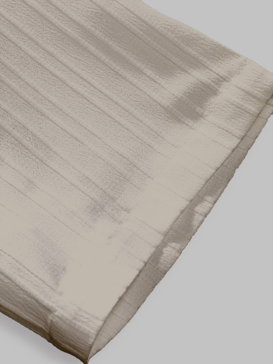 Men Beige Textured Shirt and Pants Co-Ords