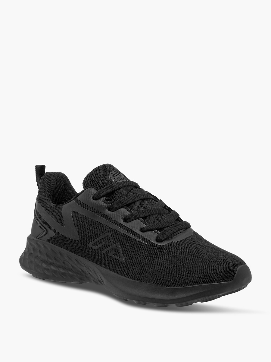 Textured Lace-Up Sports Shoes