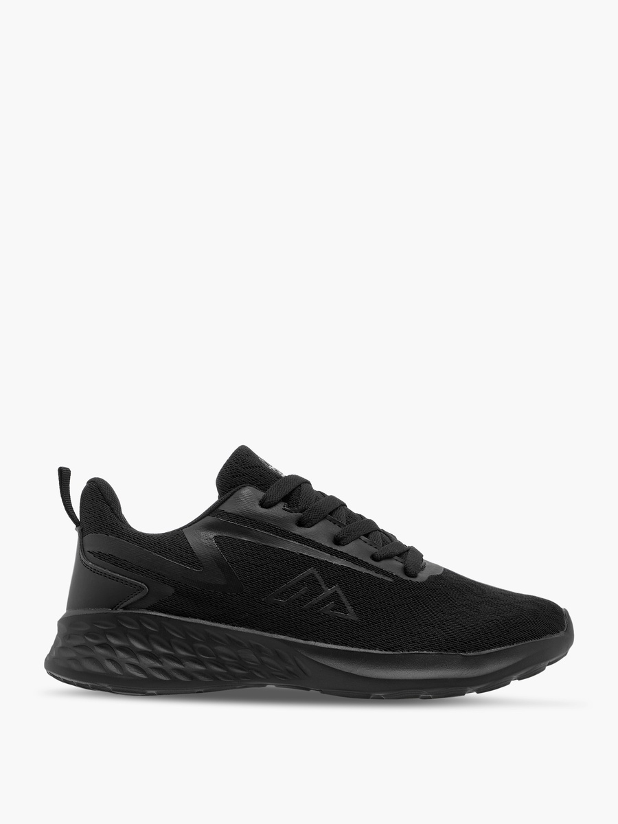 Textured Lace-Up Sports Shoes