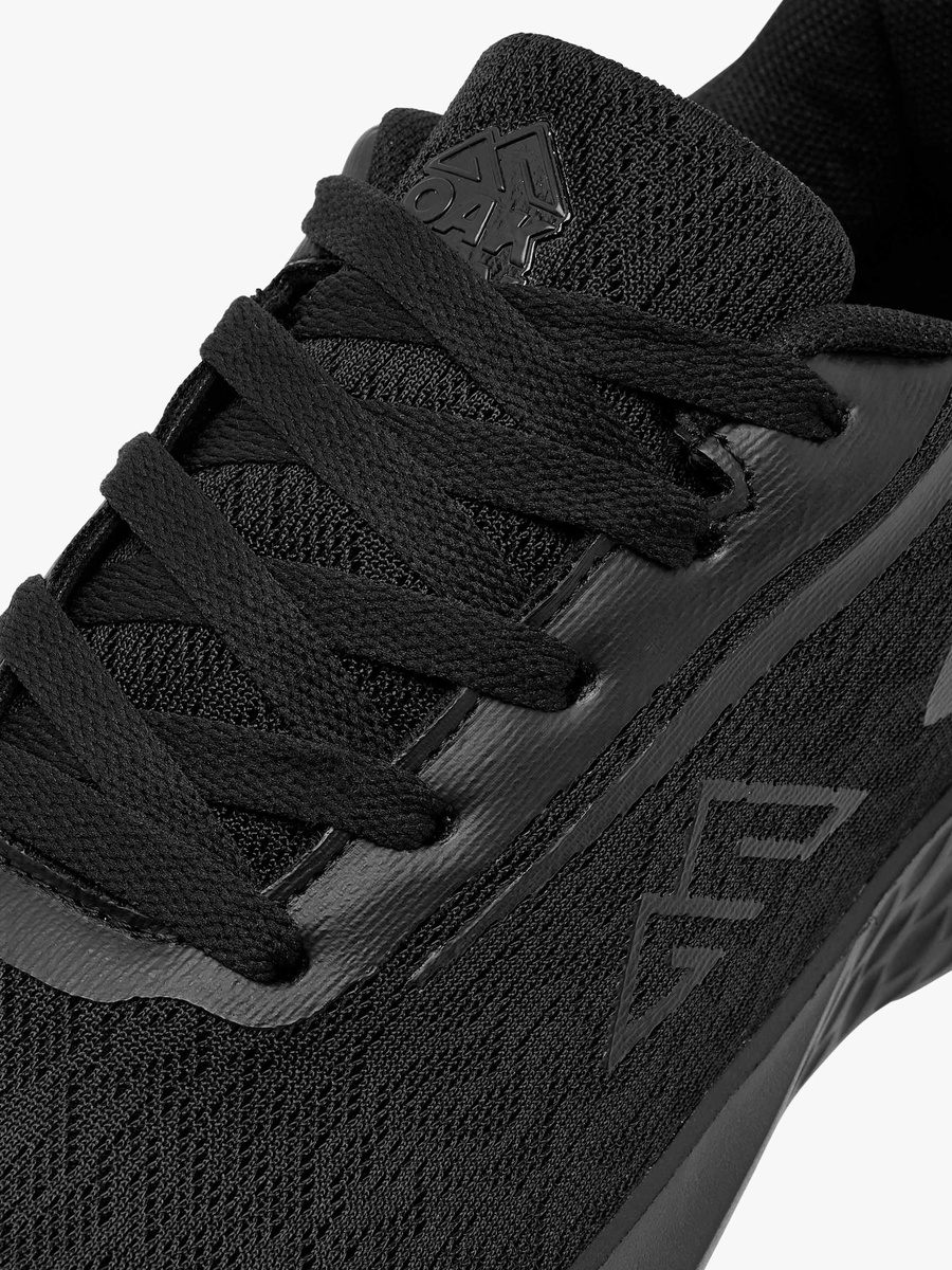 Textured Lace-Up Sports Shoes