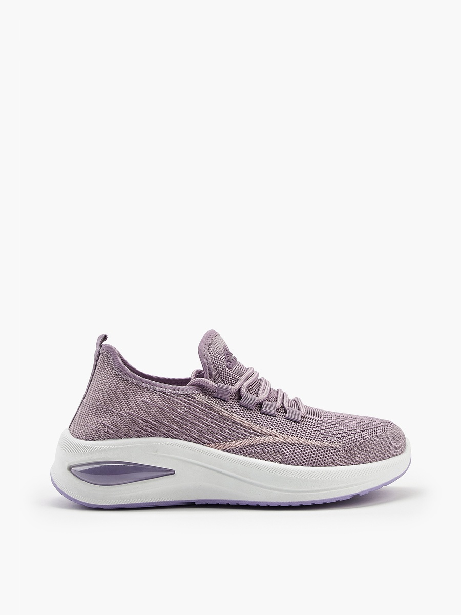Pull Tab Lace-Up Sports Shoes