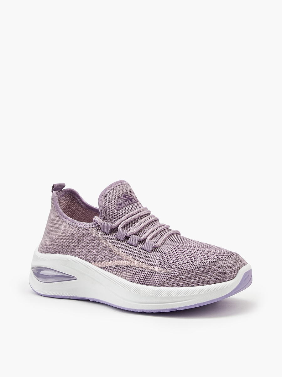 Pull Tab Lace-Up Sports Shoes