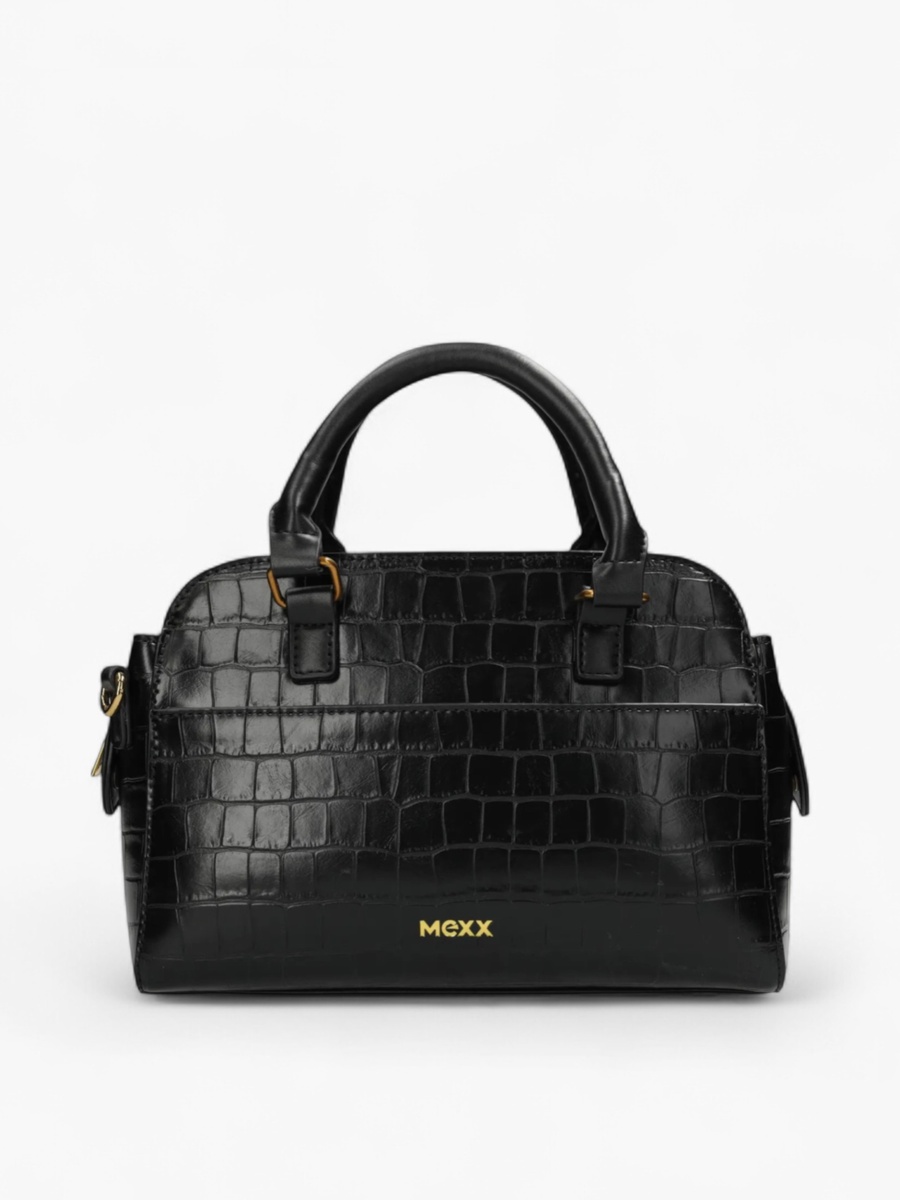 Textured Tote Bag with Detachable Strap