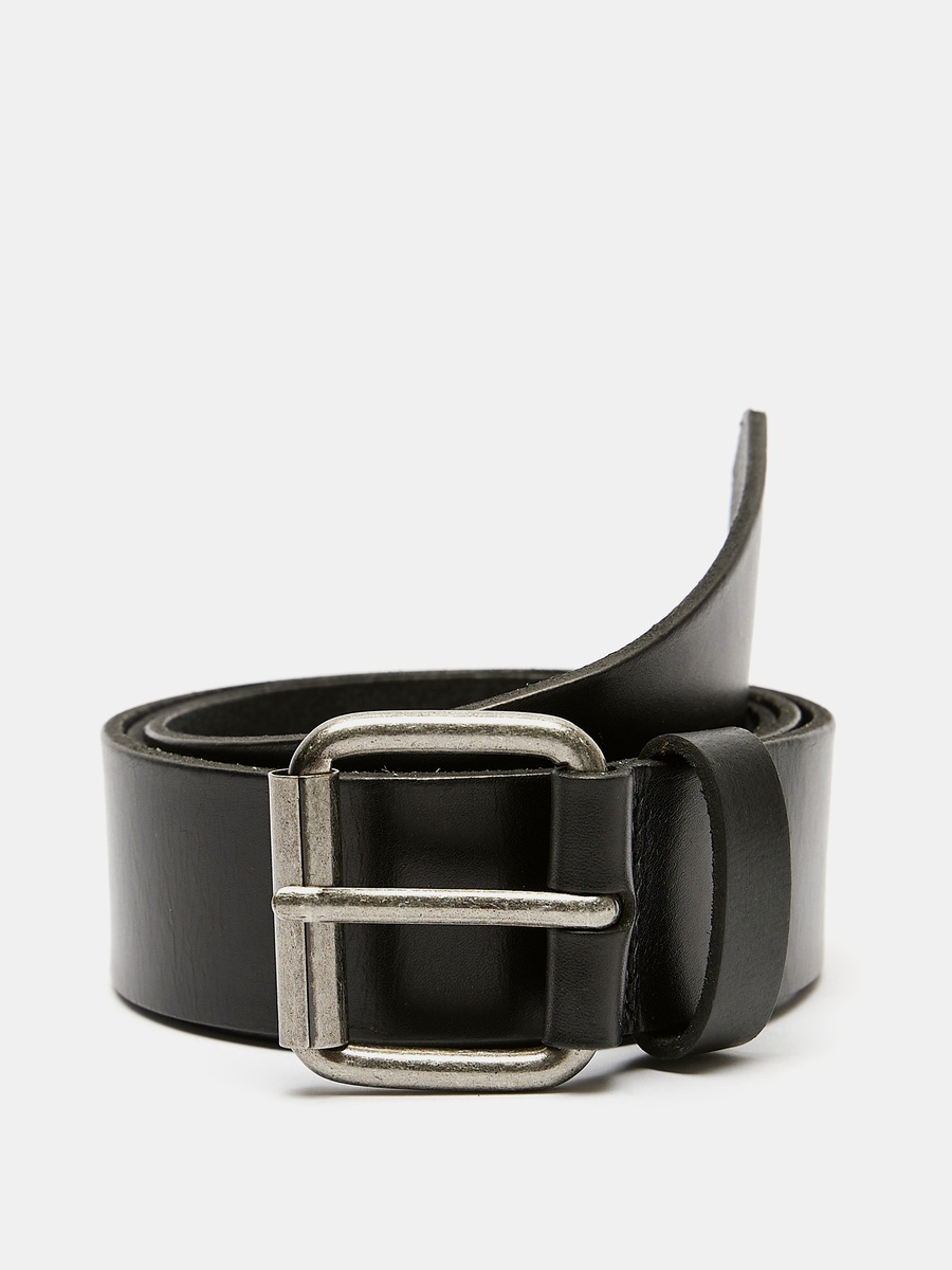 Solid Waist Belt with Pin Buckle Closure
