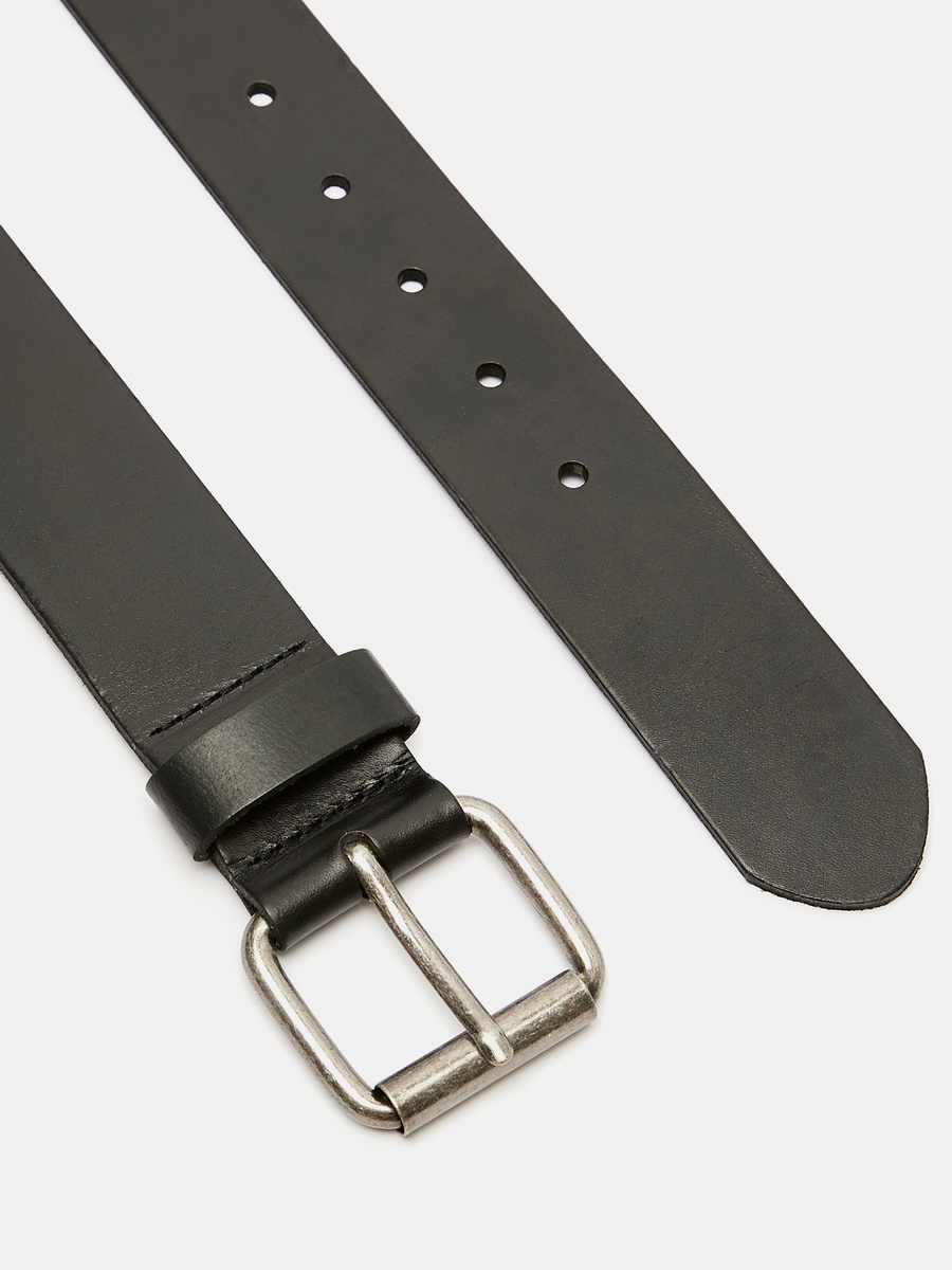 Solid Waist Belt with Pin Buckle Closure