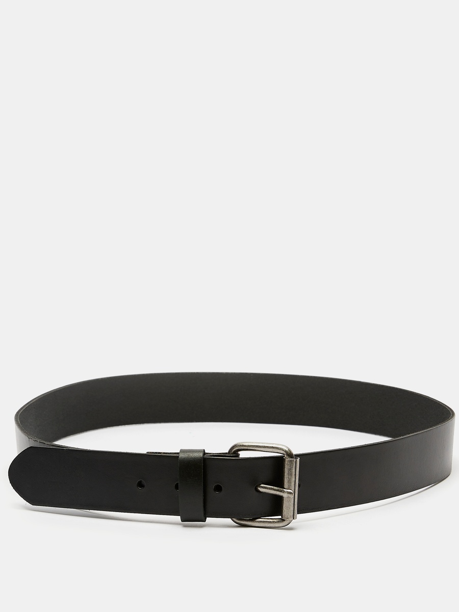 Solid Waist Belt with Pin Buckle Closure