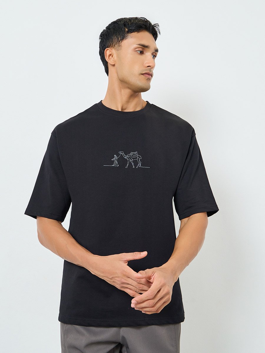 Men Oversized Cotton T-Shirt
