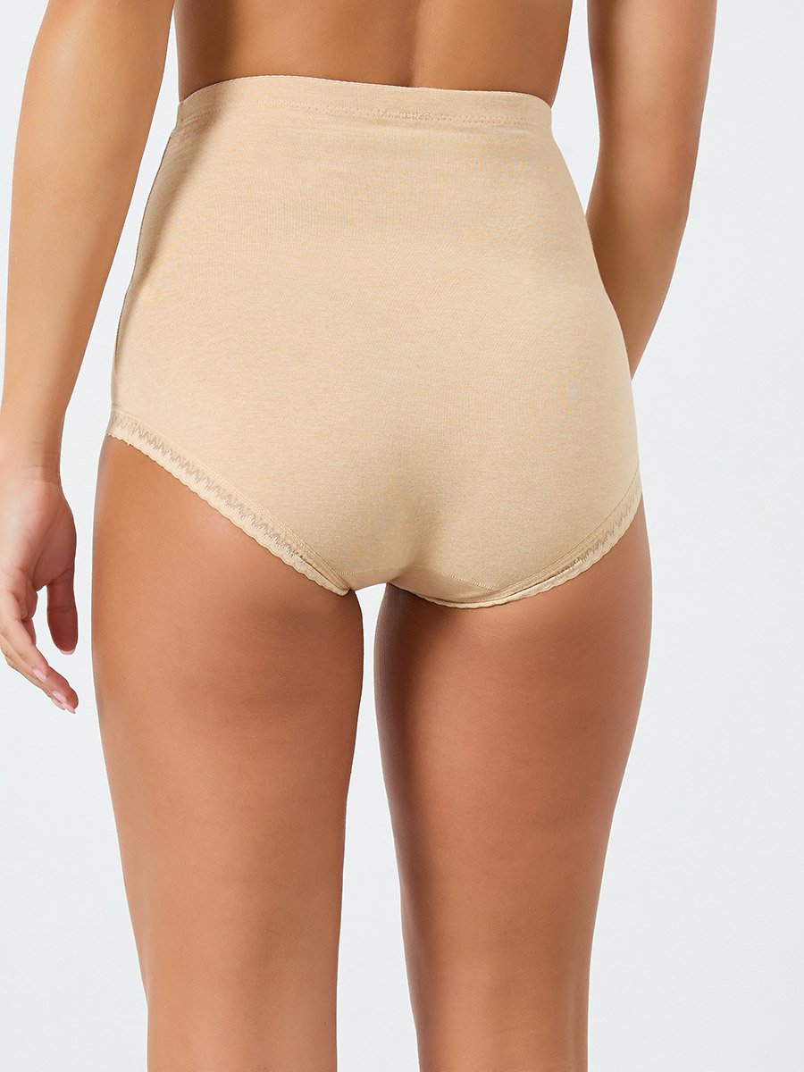 Pack of 2 - Cotton High Rise Shaping Brief