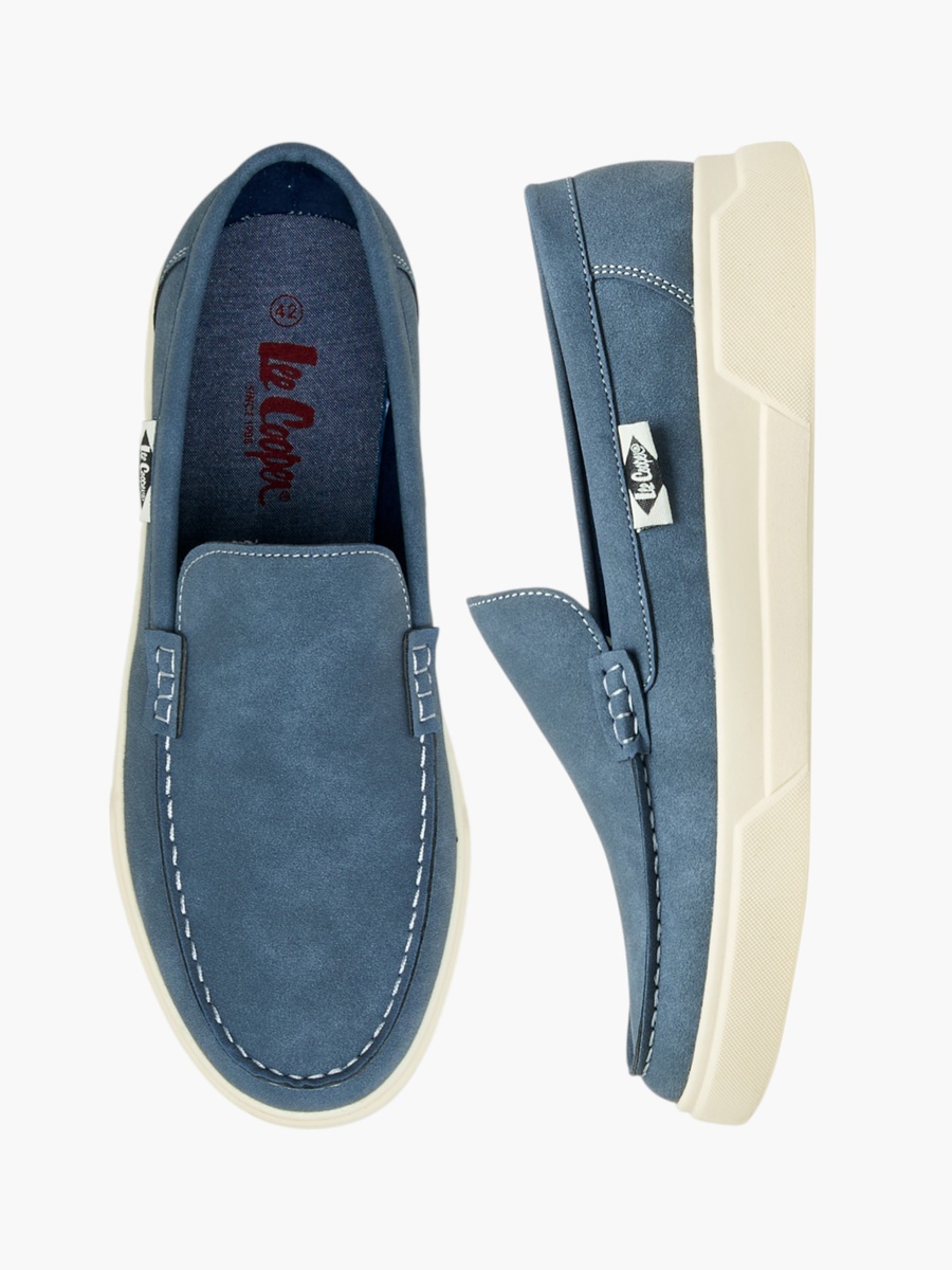 Men Solid Slip-On Loafers