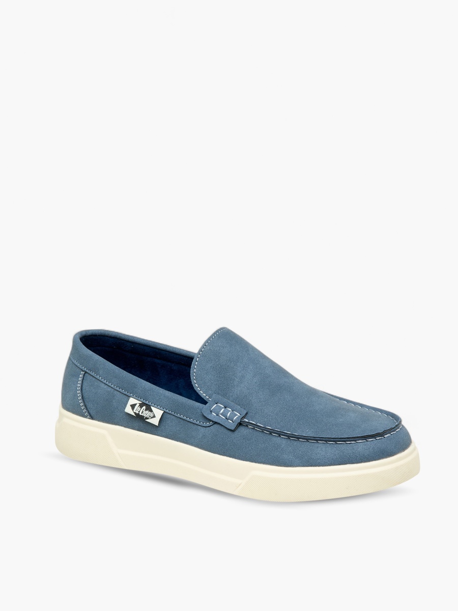 Men Solid Slip-On Loafers