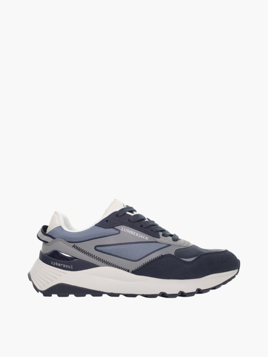 Men Panelled Lace-Up Sneakers
