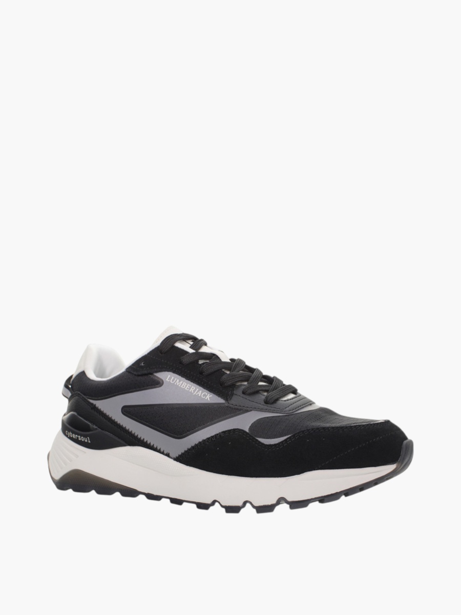 Men Panelled Lace-Up Sneakers