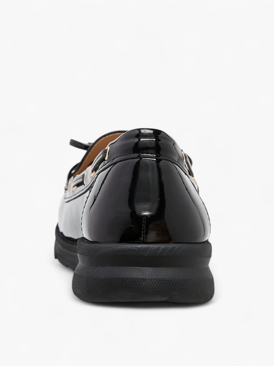 Bow Accent Slip-On Loafers