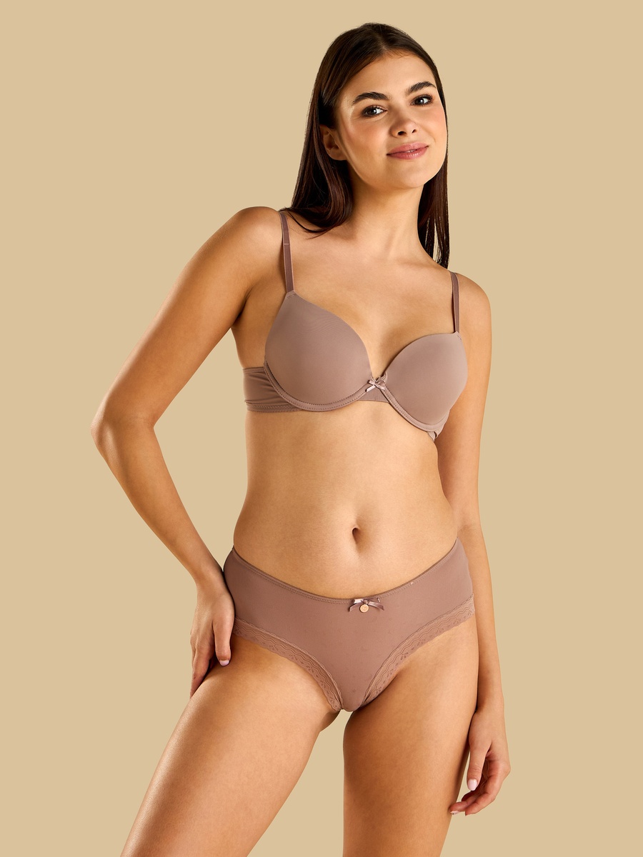 Pack of 2 - Plain Plunge Bra