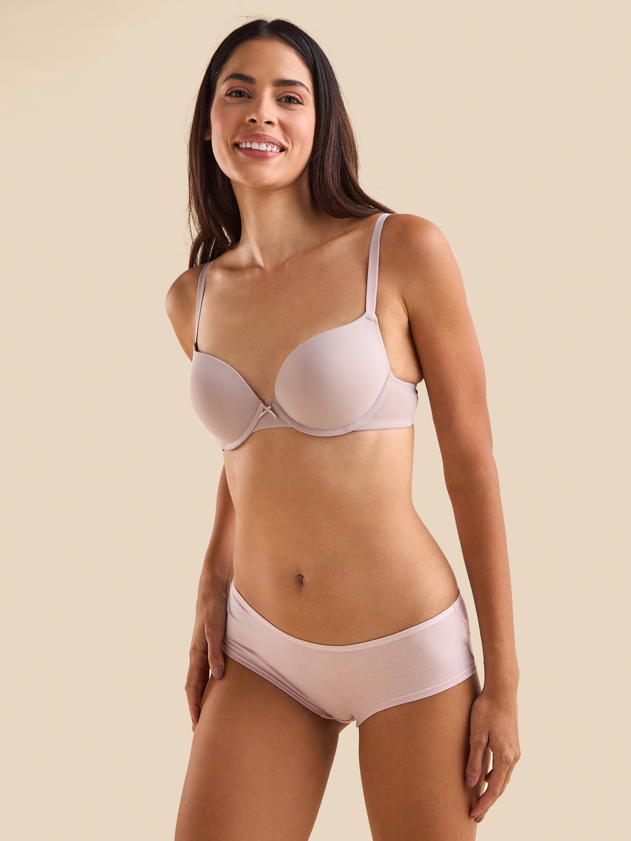 Pack of 2 - Plain Wired Plunge Bra