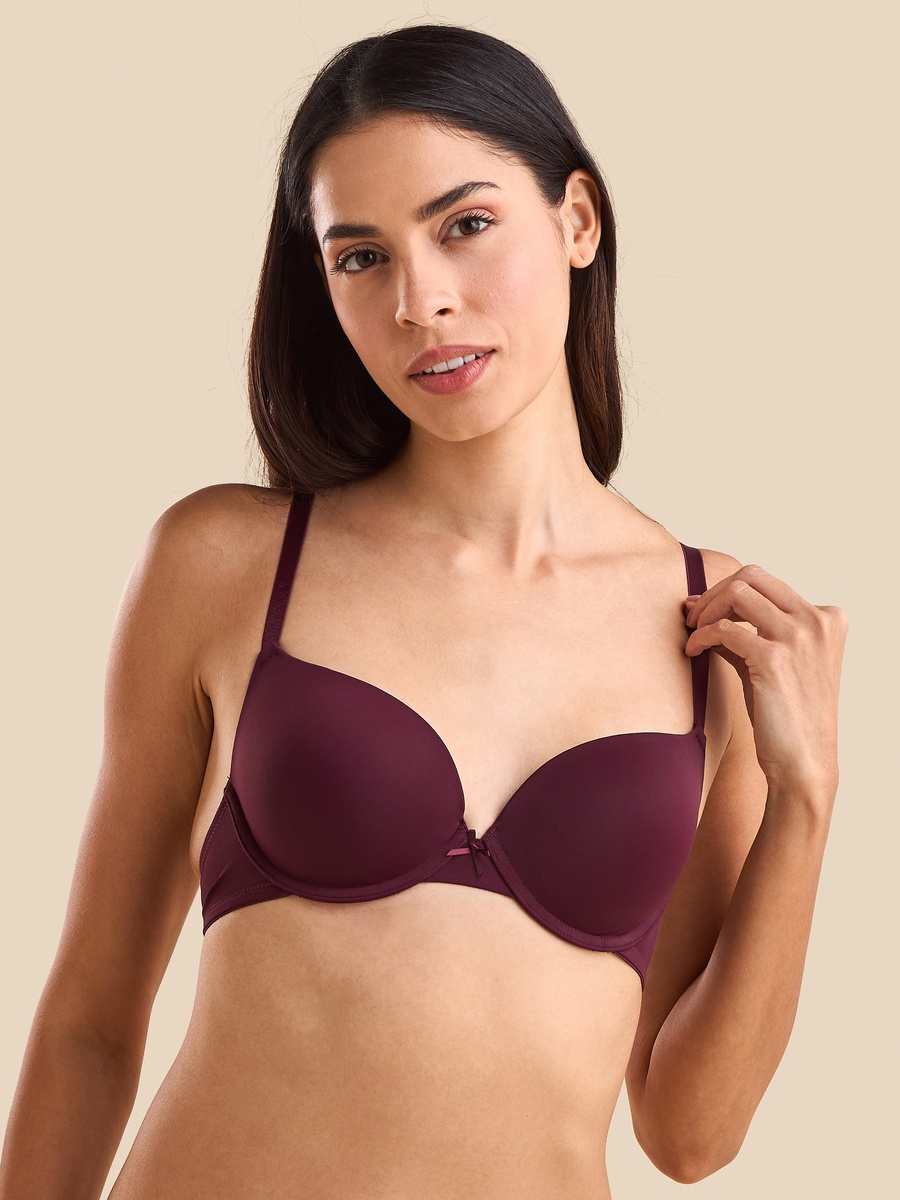 Pack of 2 - Plain Wired Plunge Bra