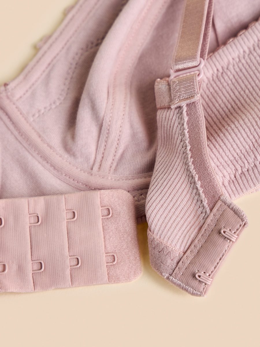 Ribbed Non Padded Maternity Bra