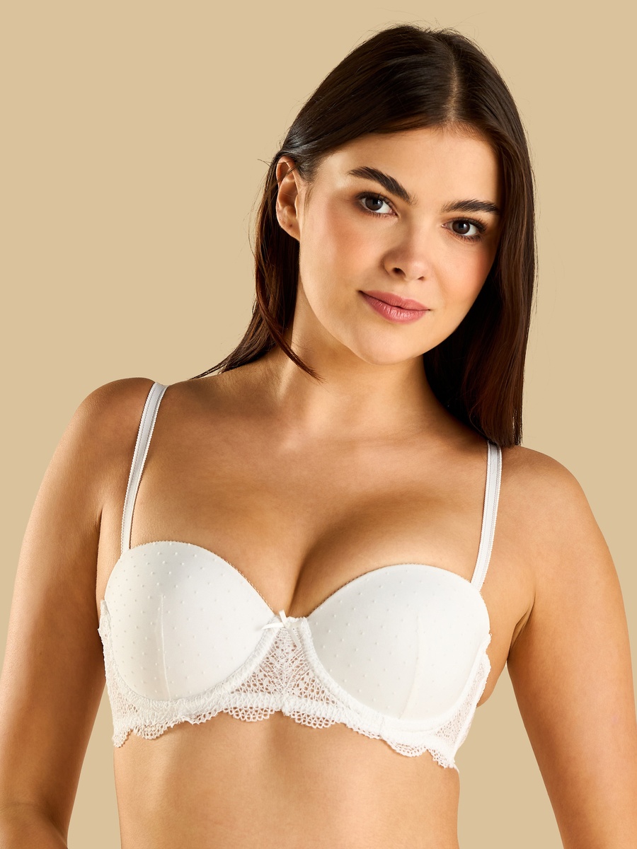 Pack of 2 - Textured Balconette Bra