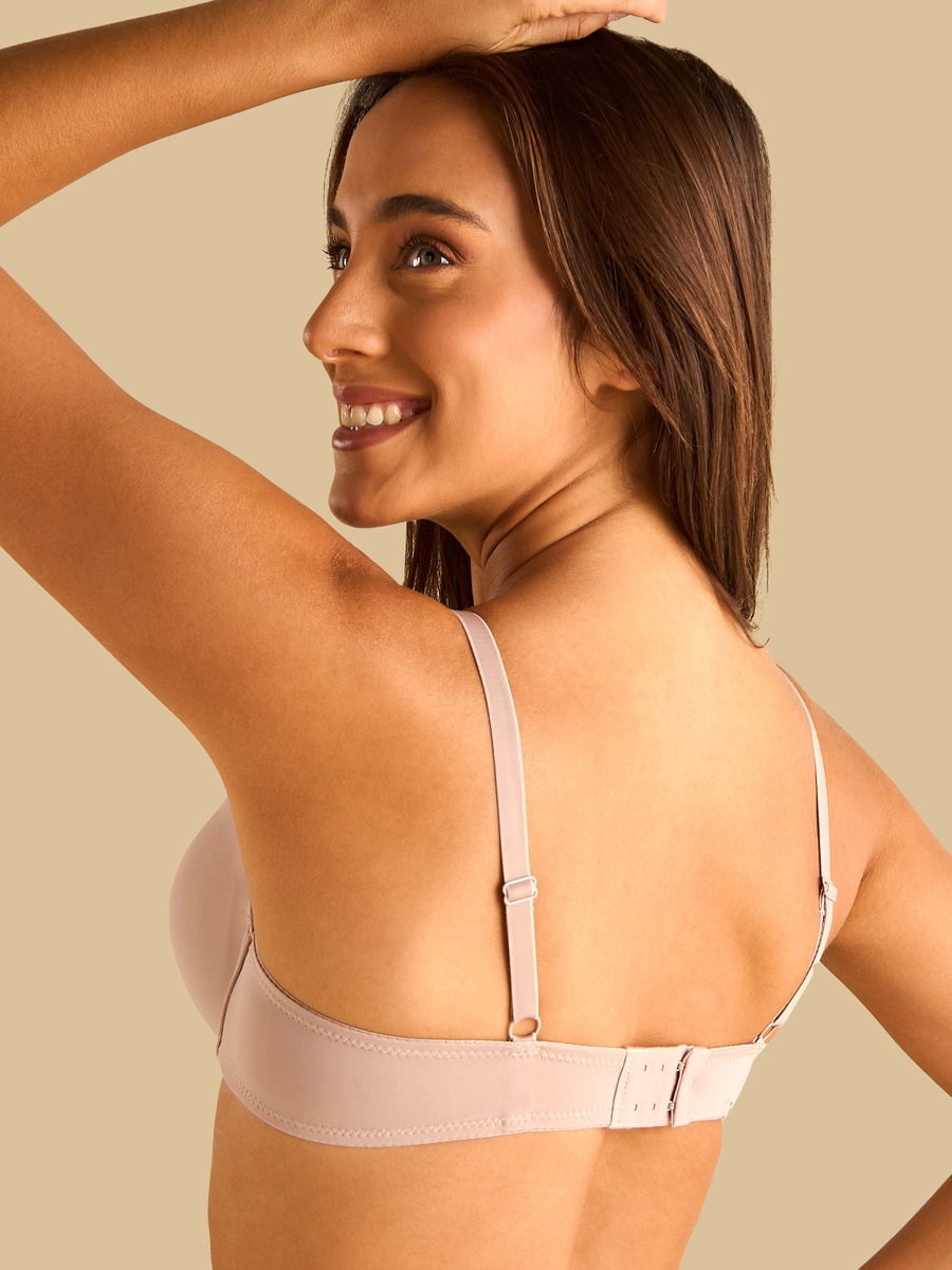 Plain Wired Push-Up Bra