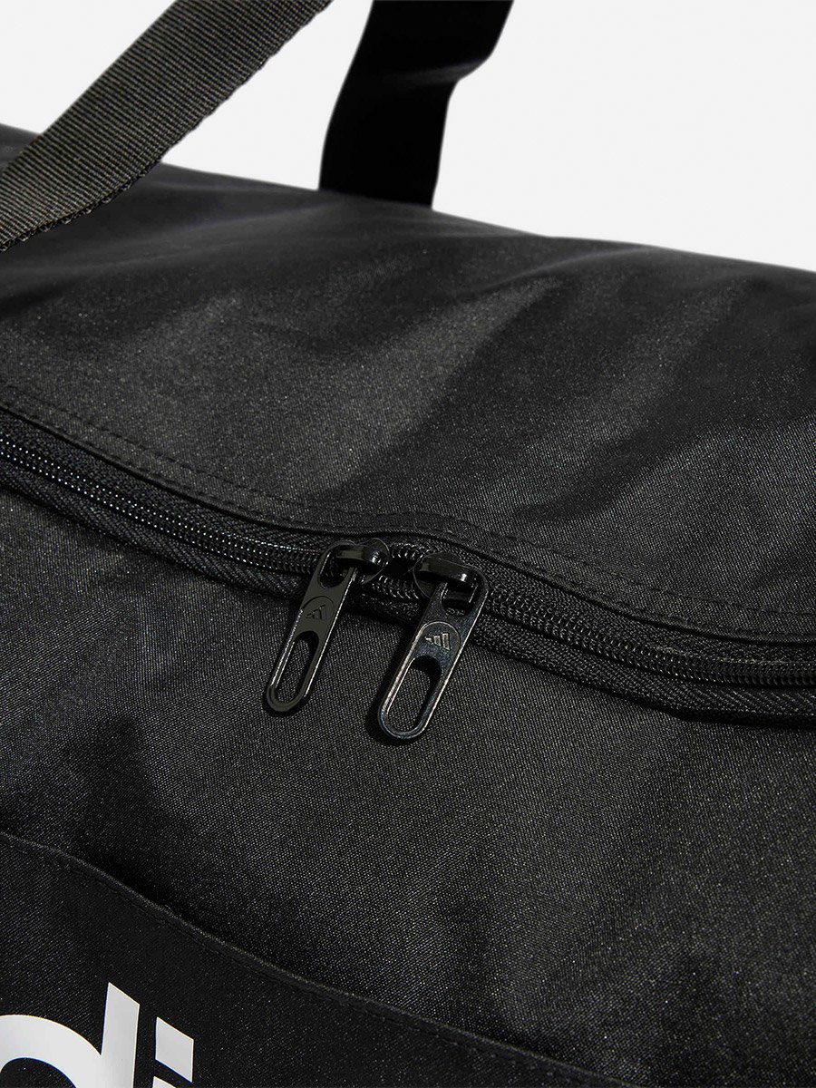 Linear Medium Unisex Duffel Bag Black