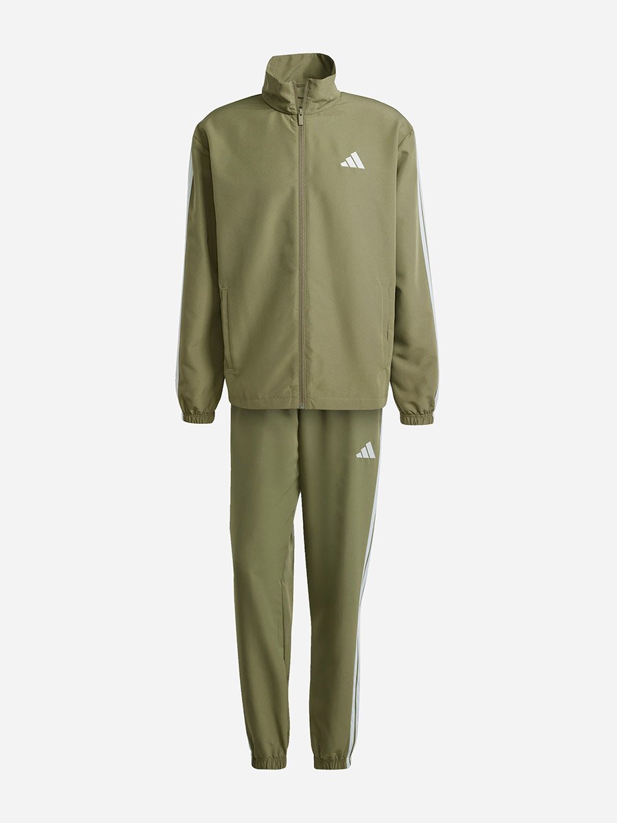 3-Stripes Woven Men Tracksuit Green