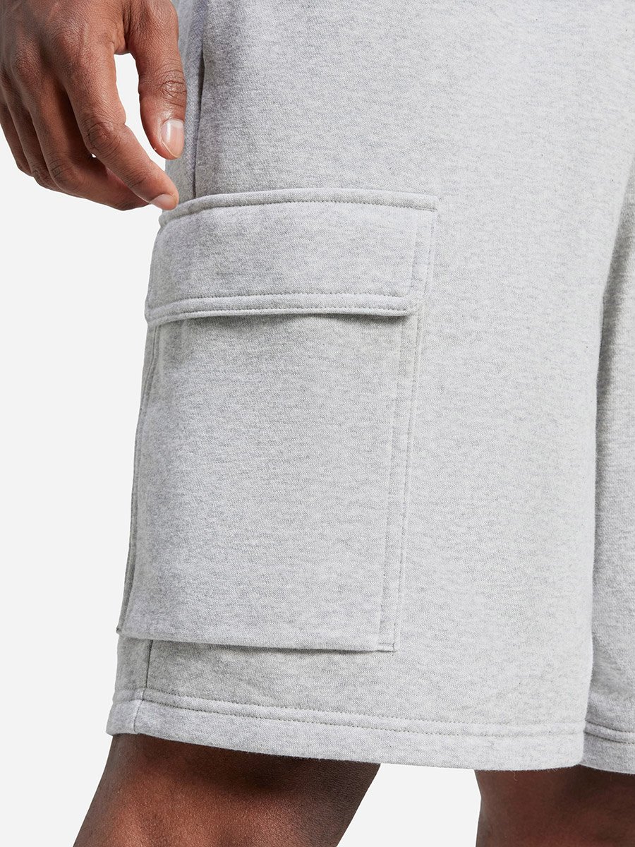 Essentials Feelcozy French Terry Cargo Men Shorts Grey