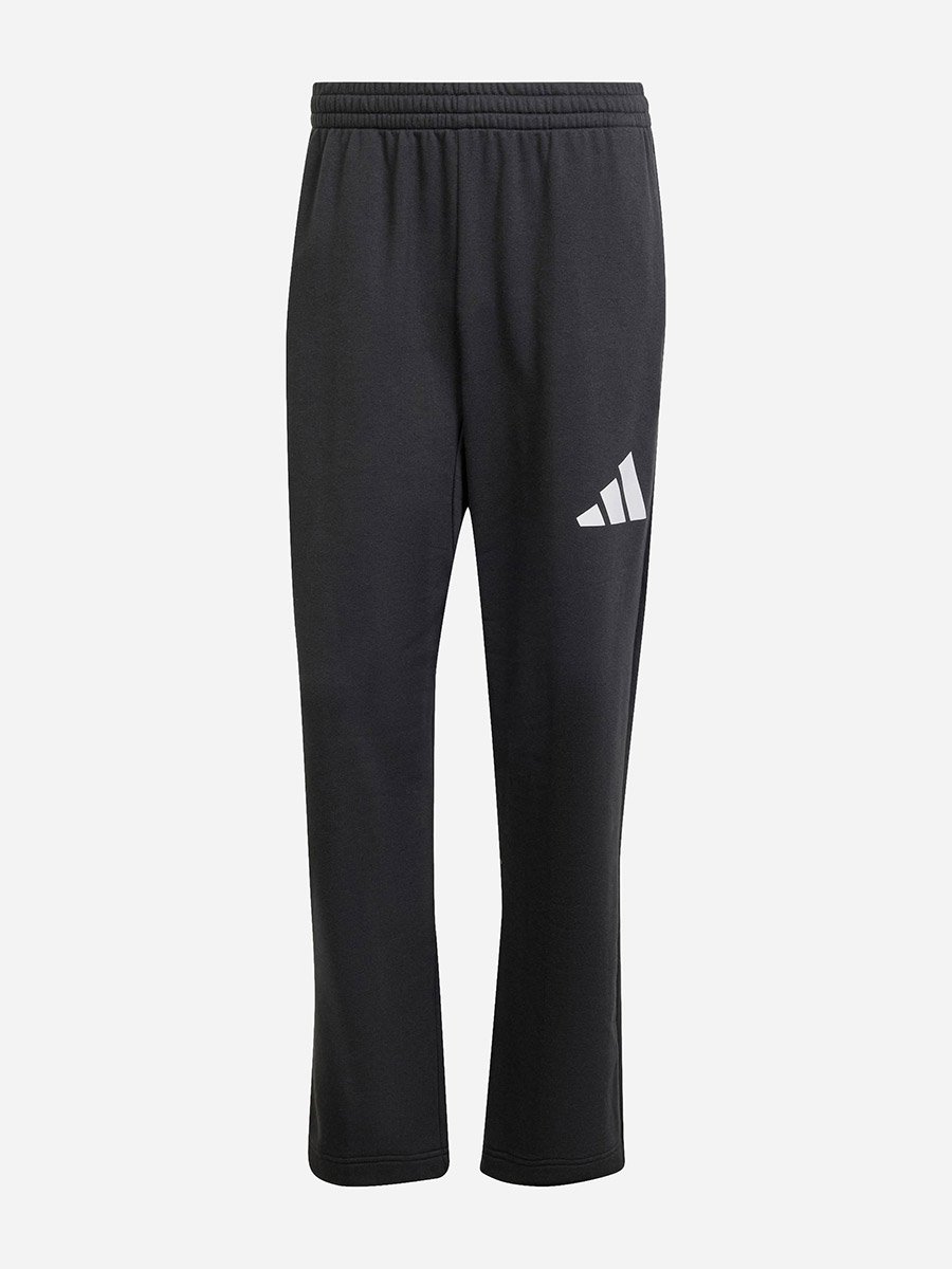 Essentials Wide Leg Three Bar Men Pants Black