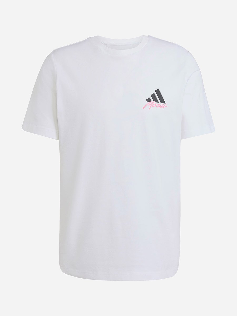 Messi Icon Men Graphic T-Shirt White