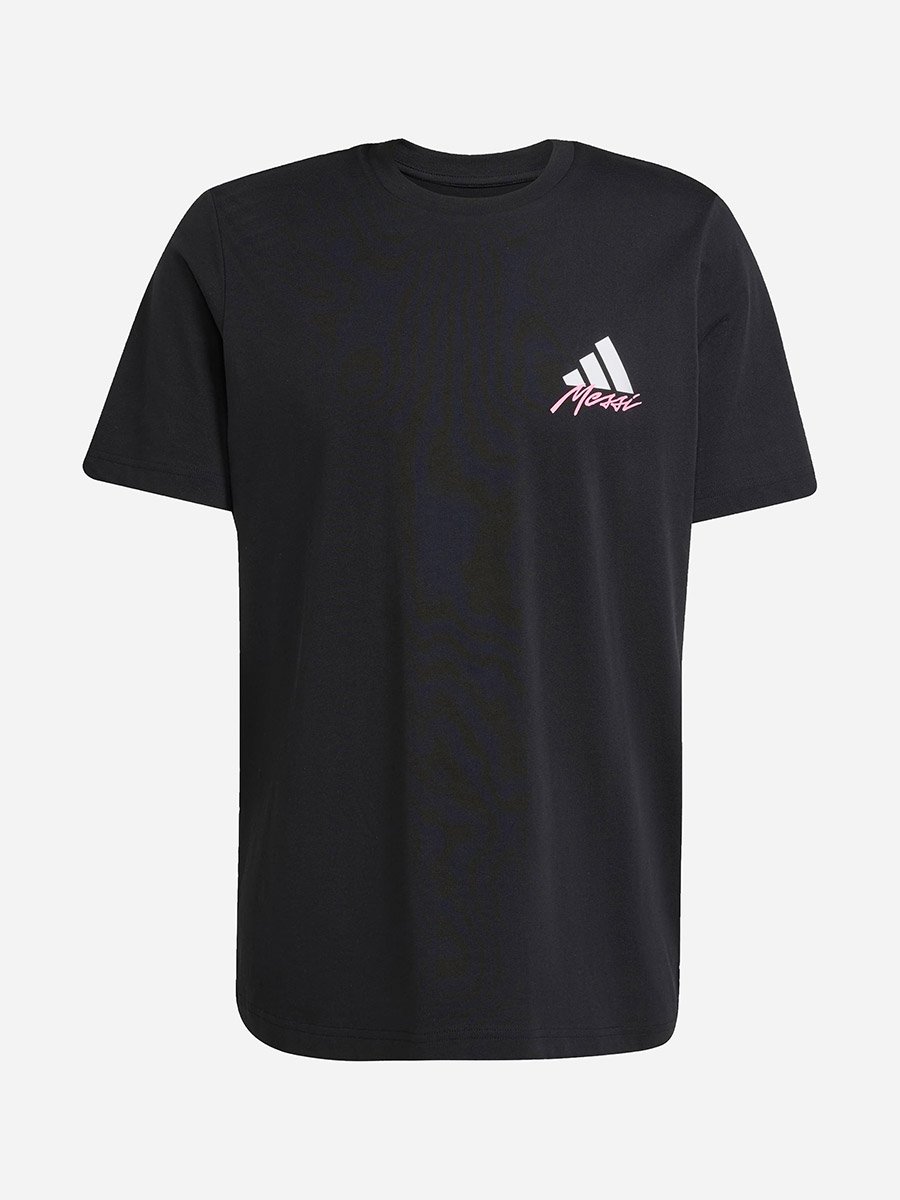 Messi Icon Men Graphic T-Shirt Black