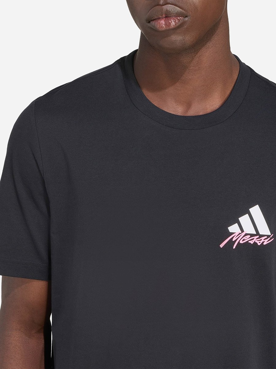 Messi Icon Men Graphic T-Shirt Black
