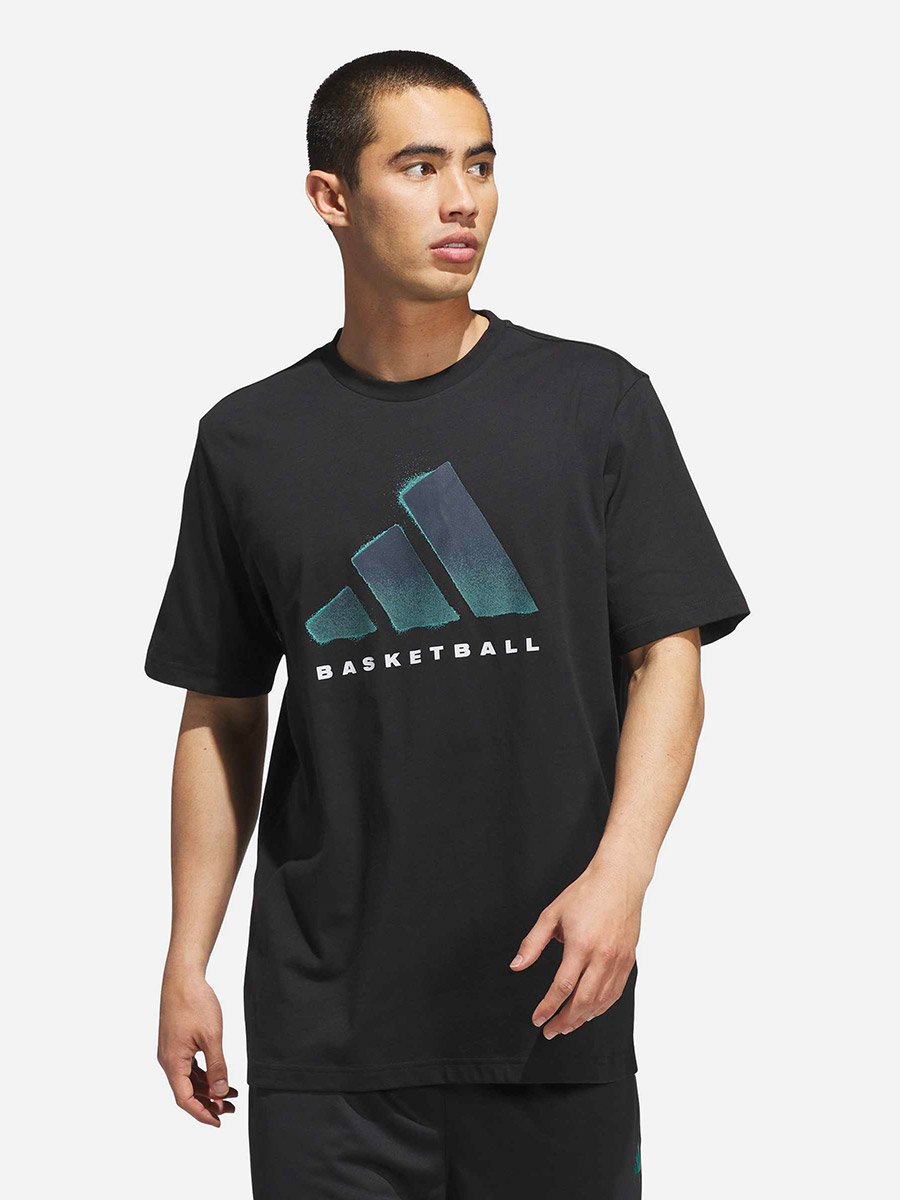 Basketball Men Graphic T-Shirt Black