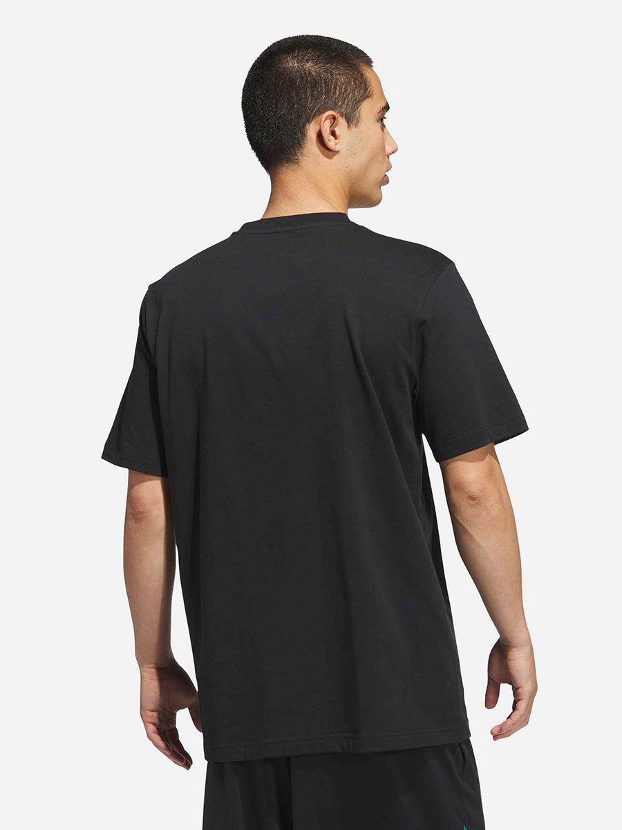 Basketball Men Graphic T-Shirt Black