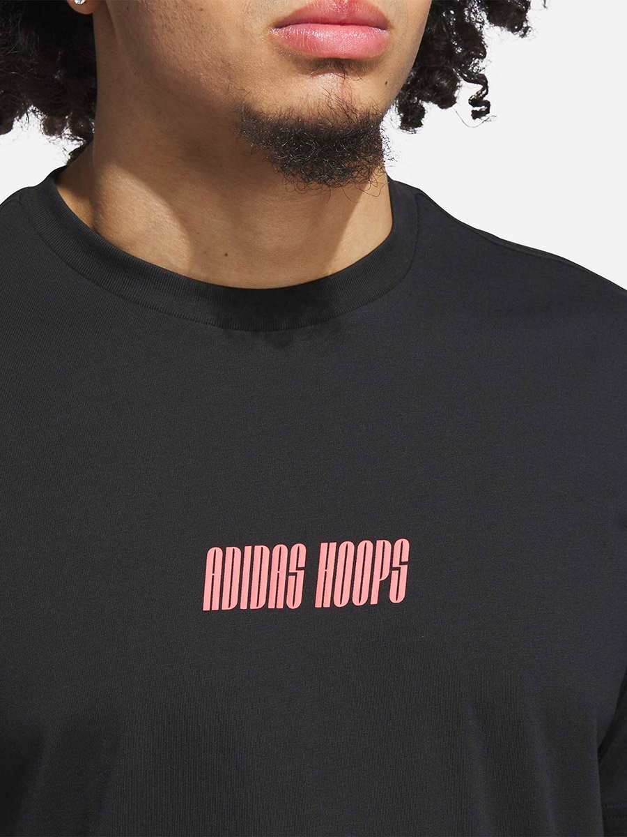 Hoops Men Graphic T-Shirt Black