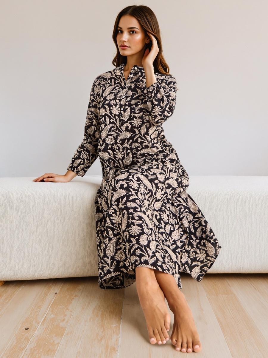 Printed Night Gown