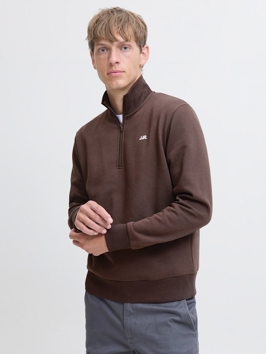 JREBREBEL Half-Zip Knit Sweater