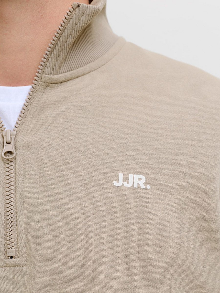 JREBREBEL Half-Zip Knit Sweater