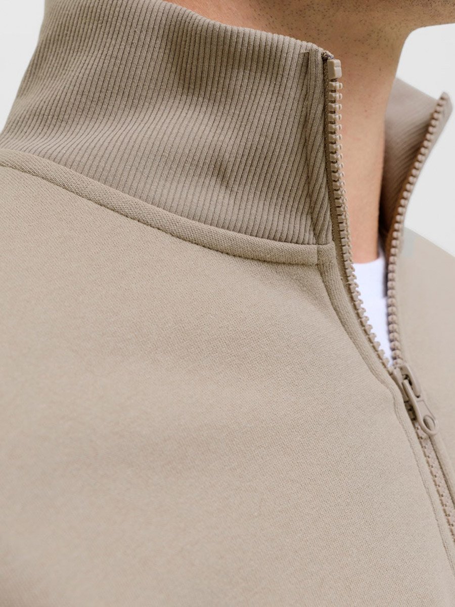 JREBREBEL Half-Zip Knit Sweater