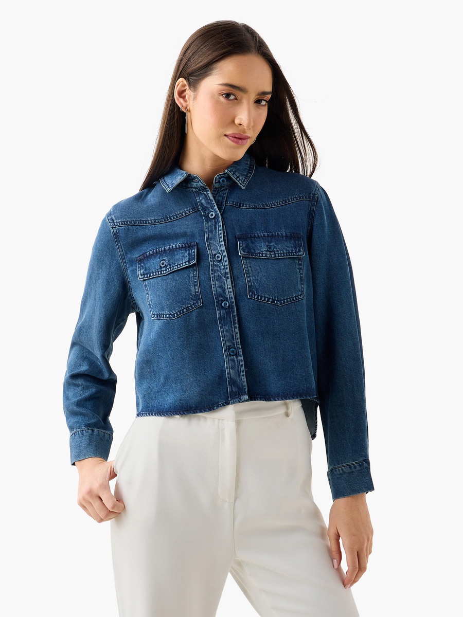 Regular Fit Denim Shirt
