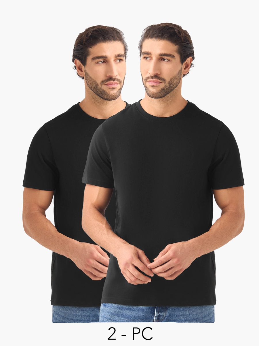 Set of 2 - Regular Fit Crew Neck T-Shirt