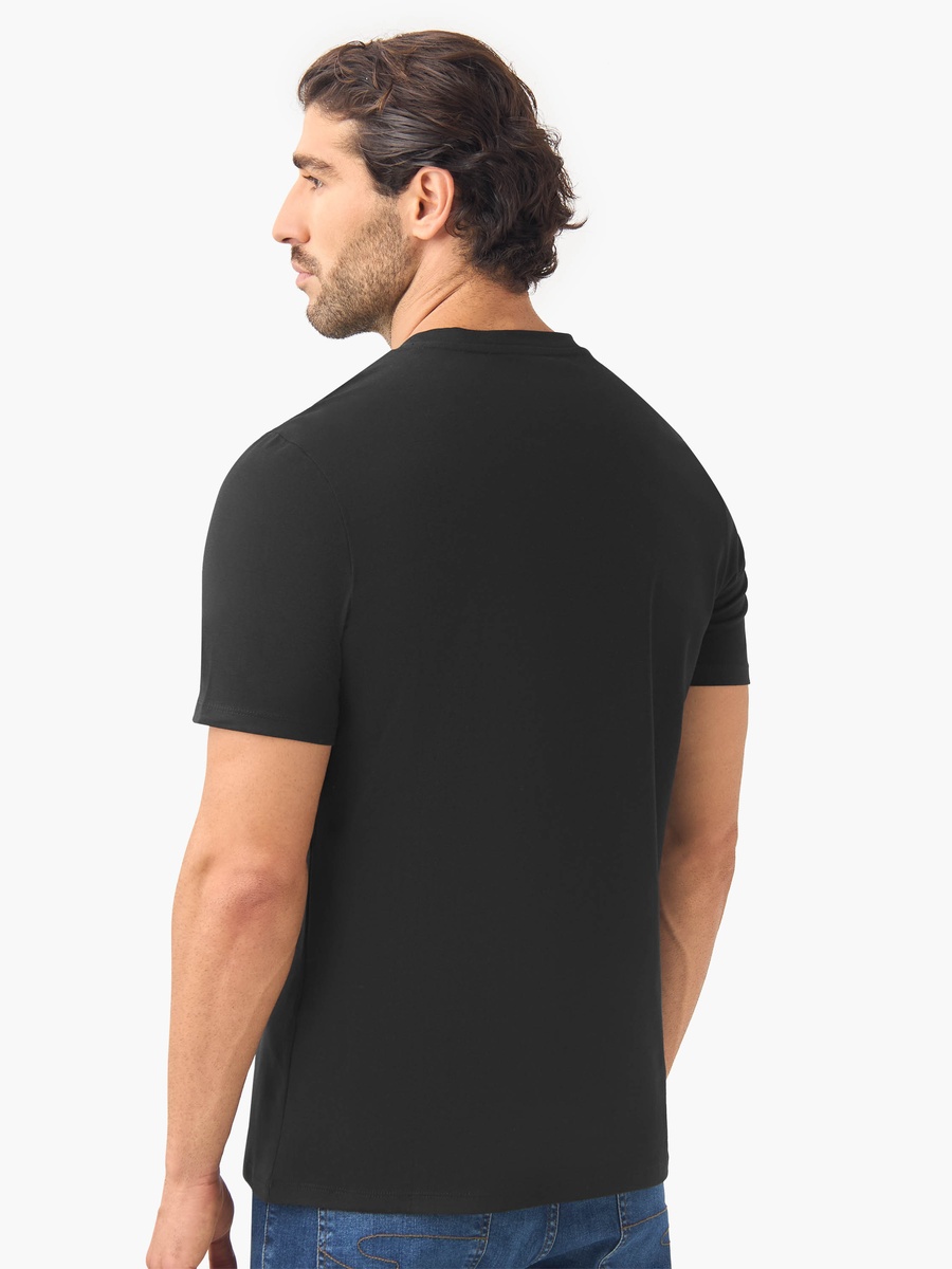 Set of 2 - Slim Fit Crew Neck T-Shirt with Short Sleeves