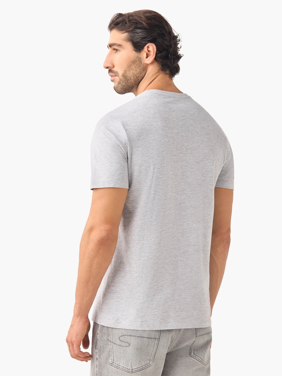 Set of 3 - Slim Fit V Neck T-Shirt with Short Sleeves