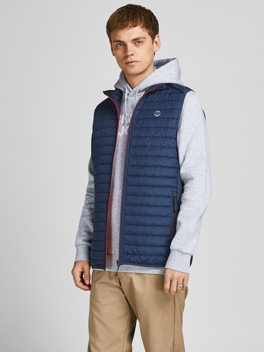 JJEMULTI Quilted Look Puffer Gilet