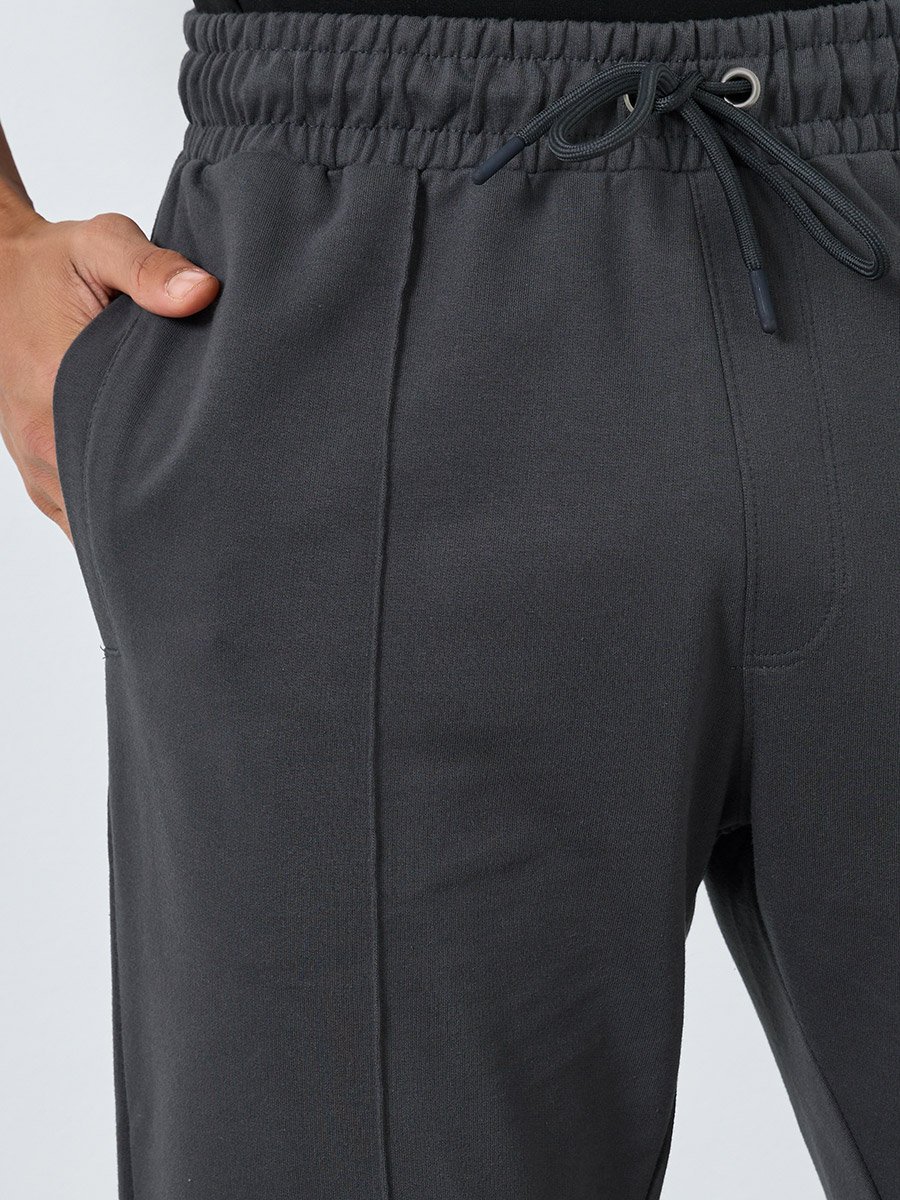Men Charcoal Slim Fit Joggers