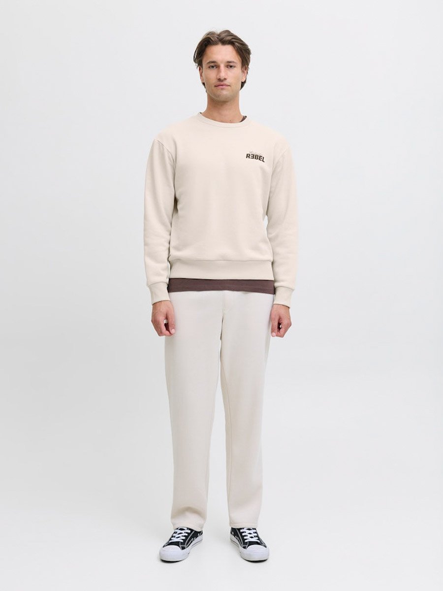 JREBJIM Back Text Graphic Sweatshirt