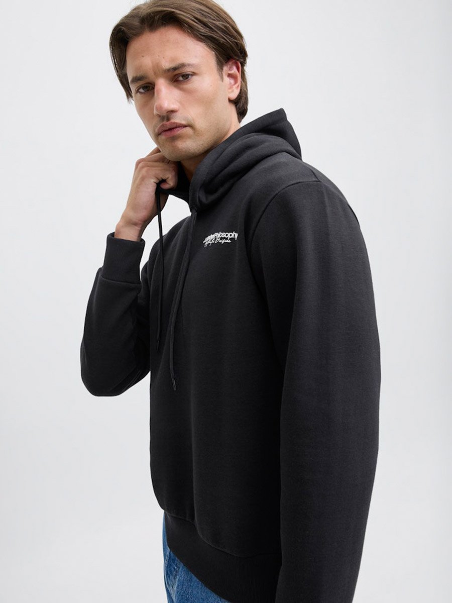 JREBZACK Minimal Print Hoodie