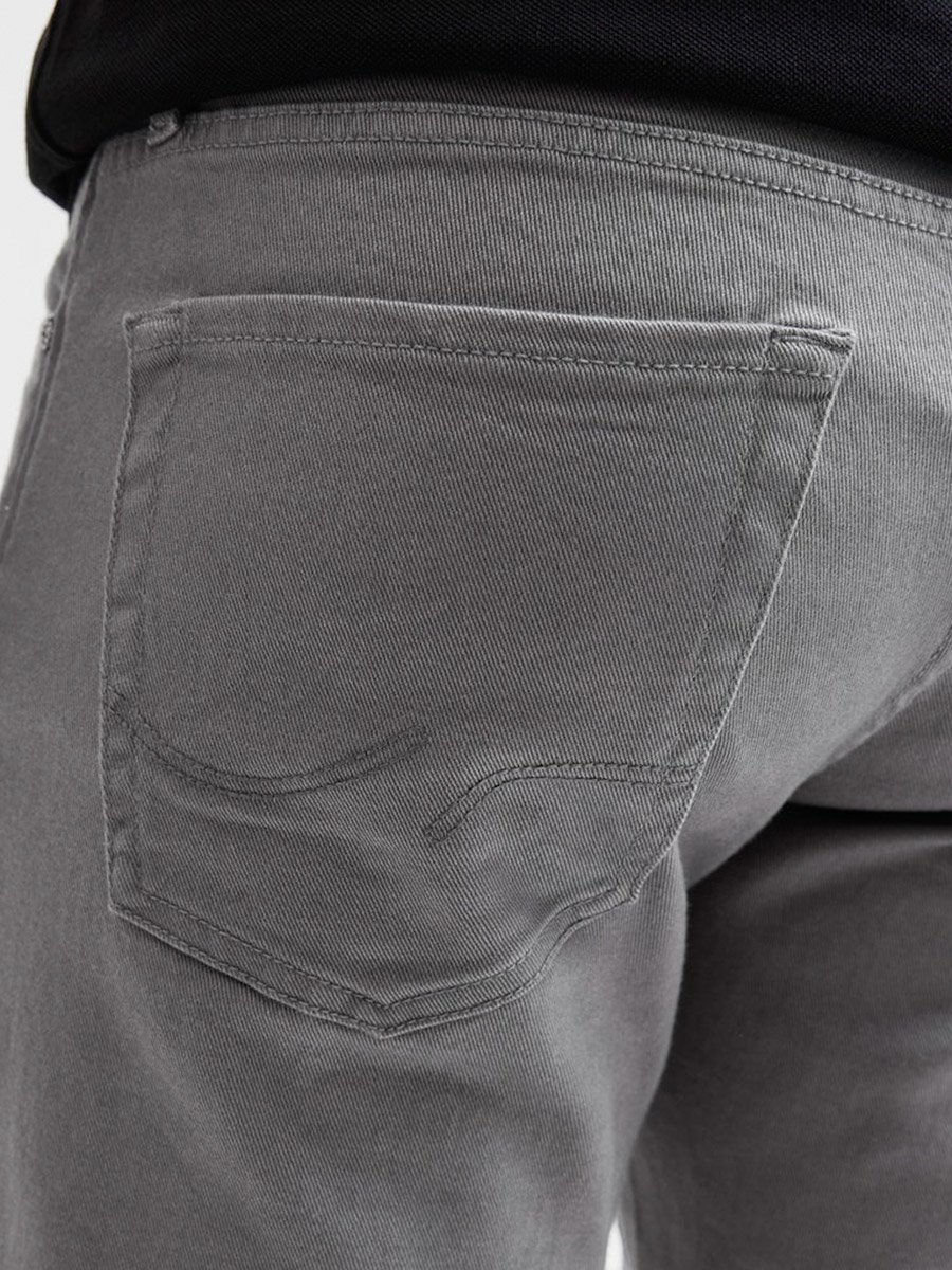 Men Charcoal Jpstglenn Original 014 Pants